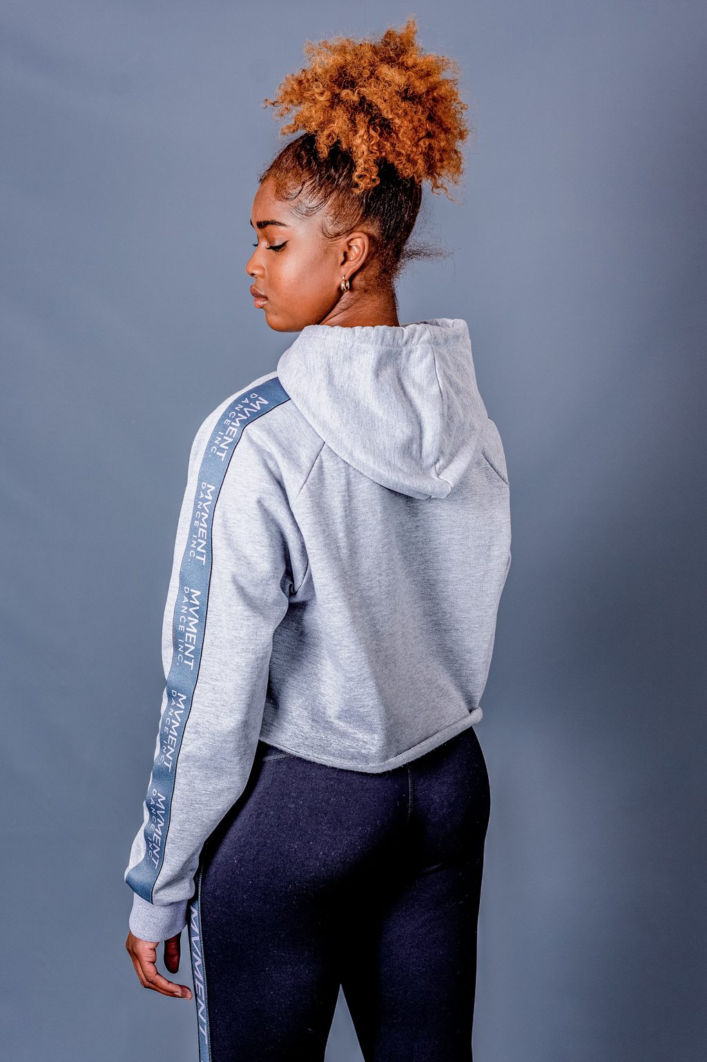 Street Raw Edge Crop Hoodie