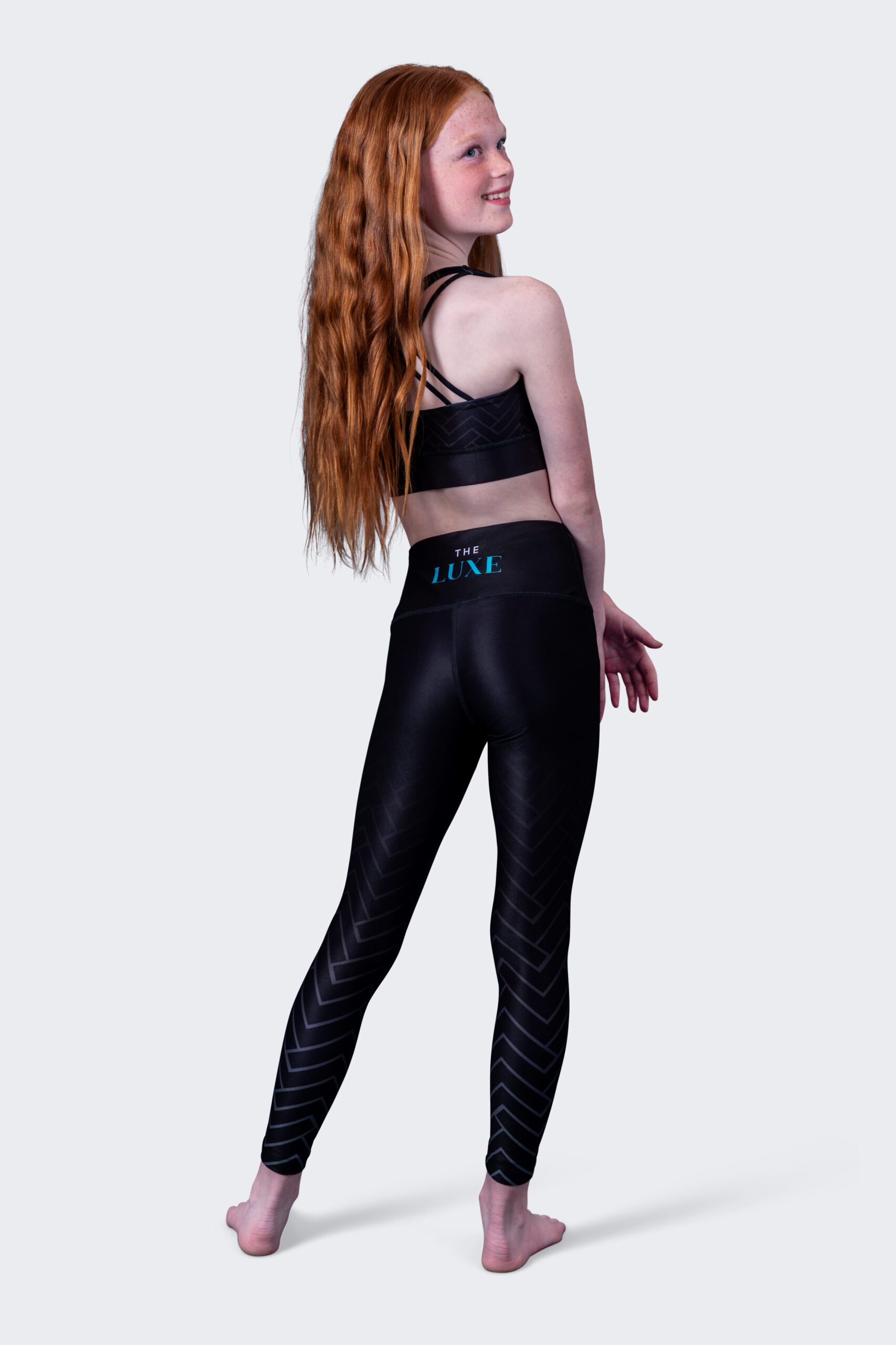 Custom Printed Women s High Waist Jazzy Leggings Performance Capri Tapered Jogger Pants Dance Team Pyjama