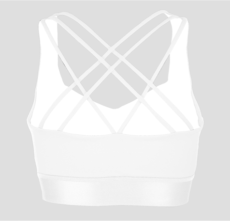 Evolution Strappy Sports Bra - Limelight Teamwear