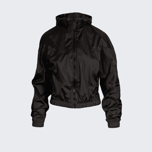 Onyx Cropped Windbreaker