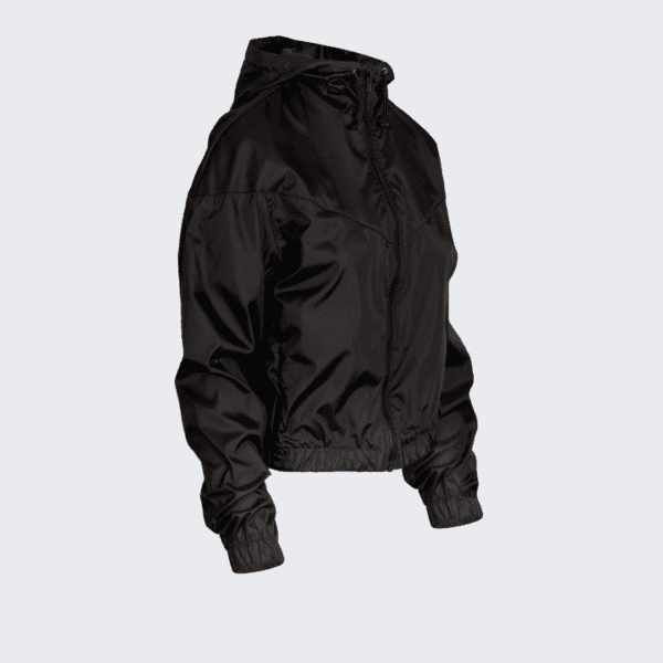 Onyx Cropped Windbreaker
