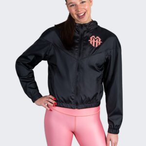 Onyx Cropped Windbreaker