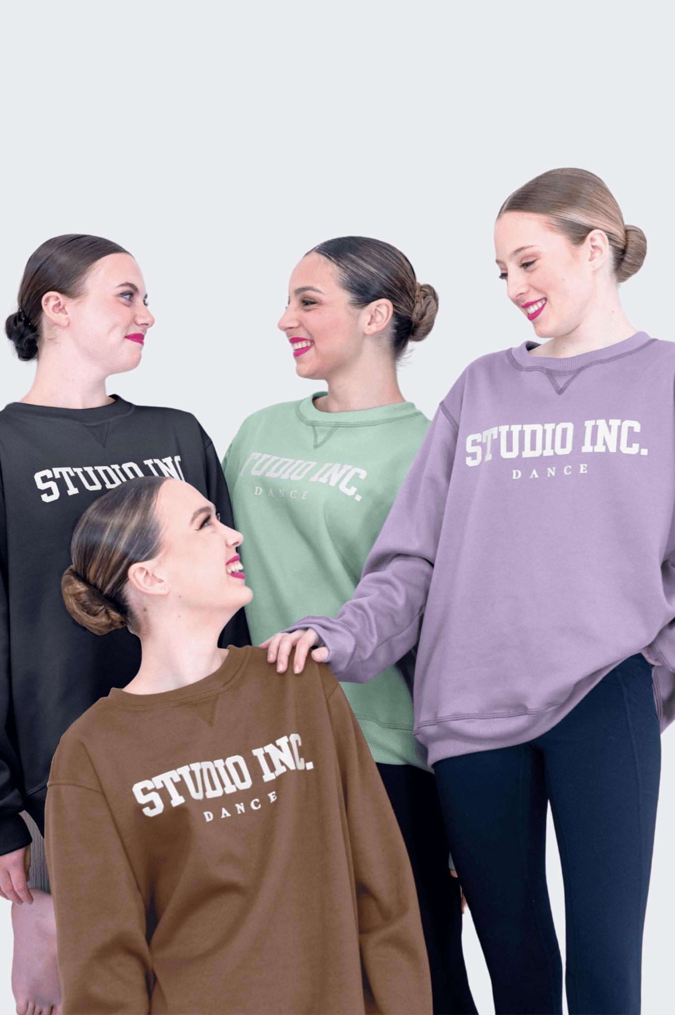 Custom dance studio crewnecks