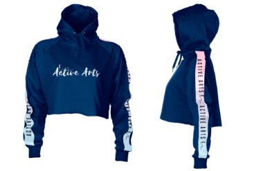 Street Raw Edge Crop Hoodie - Premium